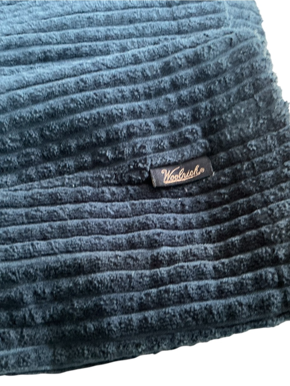 Woolrich Womens XL Vest Lot 2 Purple Fleece & Marine Blue Corded Waffle Zip⁠ - Picture 12 of 16
